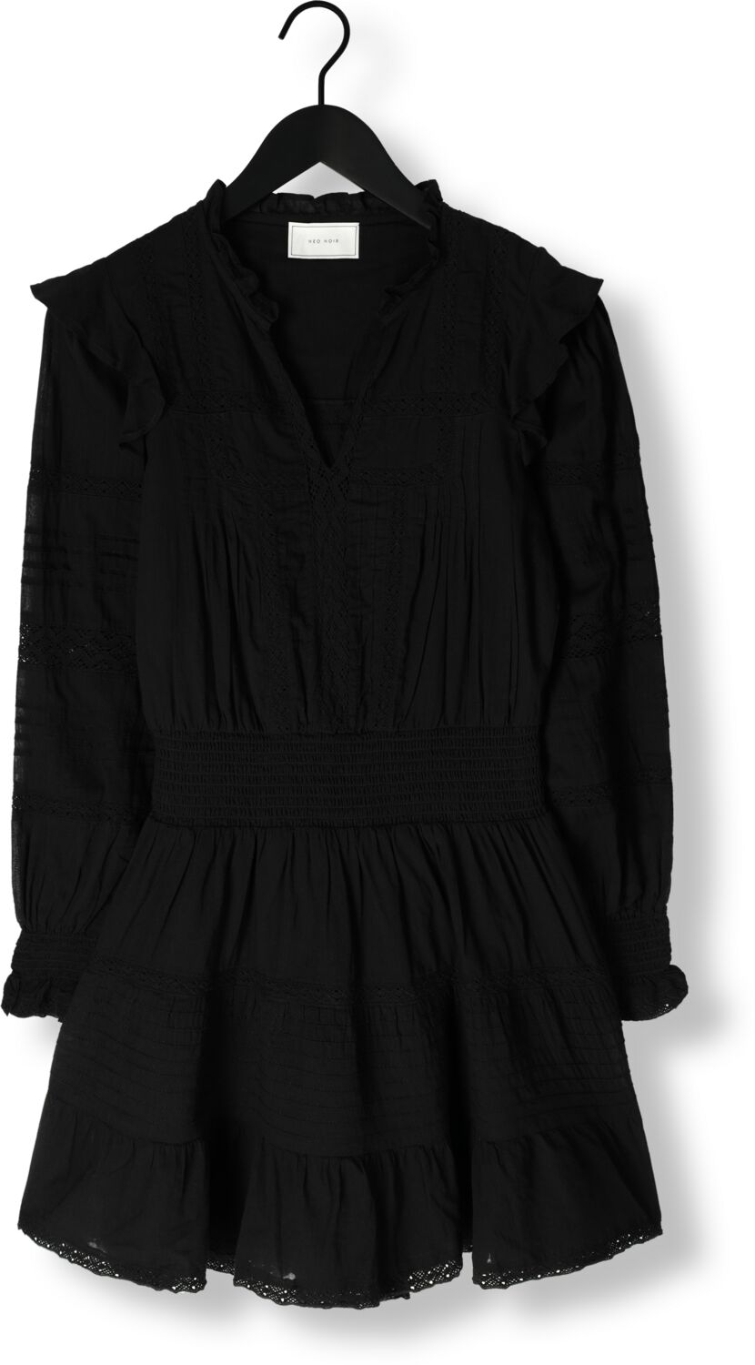 NEO NOIR Dames Jurken Aran S Voile Dress Zwart