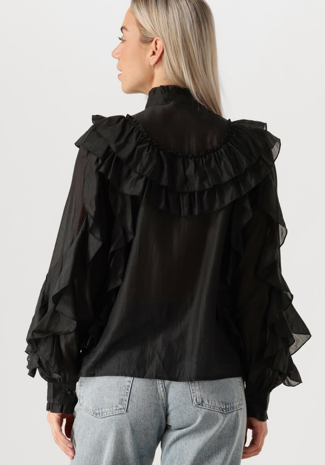 AAIKO Dames Blouses Daria Ten 244 Zwart
