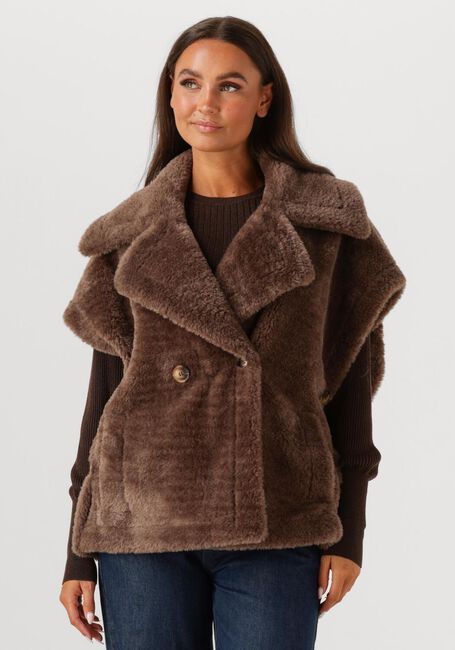 Bruine IBANA Teddy jas JAXEY - large