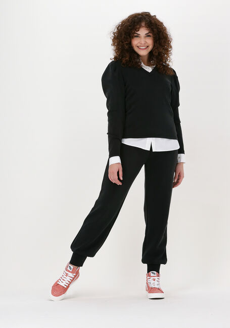 Zwarte SELECTED WOMEN Trui SLFLORA LS V-NECK SWEAT TOP B - large