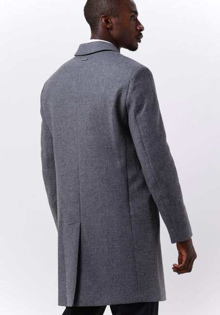 Grijze TOMMY HILFIGER Mantel DRESSED CASUAL WOOL MIX COAT - large