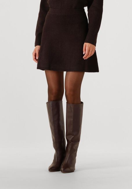 Bruine NEO NOIR Minirok GISA KNIT SKIRT - large