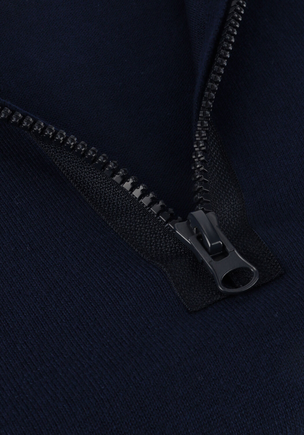 Donkerblauwe BUTCHER OF BLUE Trui CLIFDEN CO HALF ZIP - large