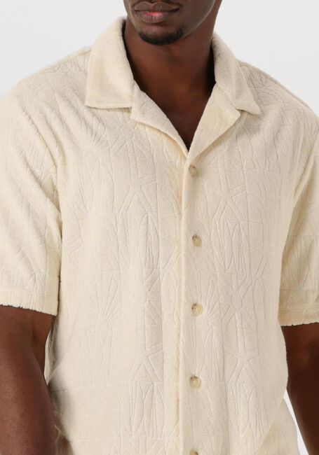 Beige SHIWI Casual overhemd MEN TED SHORT SLEEVE GEO SUN - large