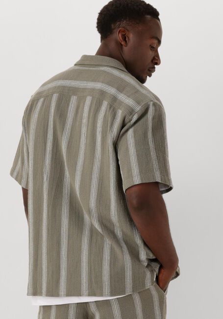 Groene SELECTED HOMME Casual overhemd SLHRELAX-SAL SHIRT SS RESORT - large