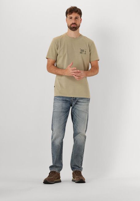 Beige BUTCHER OF BLUE T-shirt ARMY STENCIL TEE - large