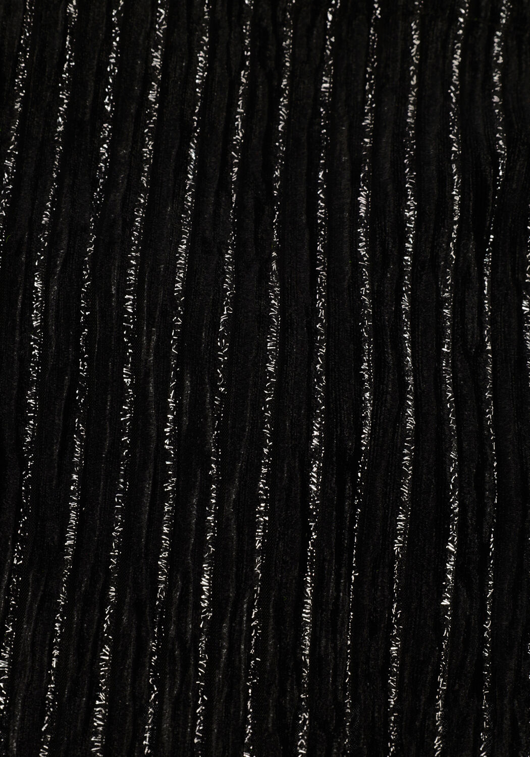 Zwarte ANOTHER LABEL Flared broek RIVOLI VELVET PANTS - large