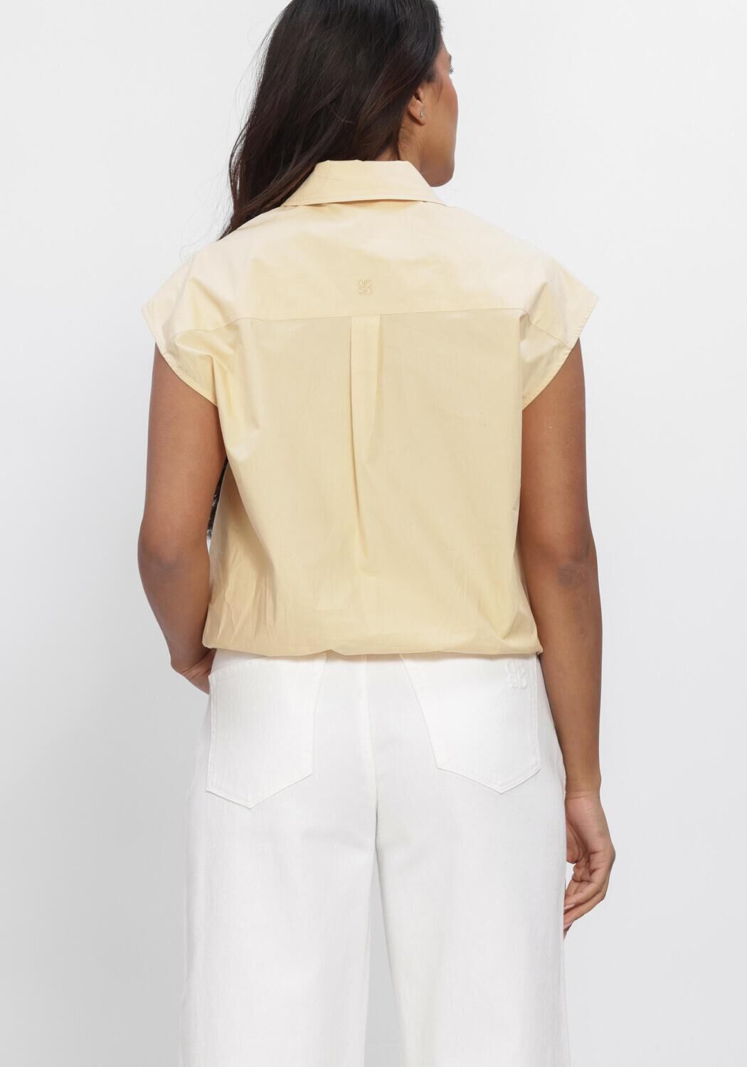 Creme DANTE6 Blouses ALCON SCARF DETAILED SHIRT - large