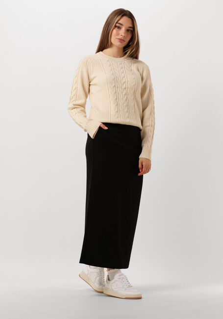 Witte OBJECT Trui OBJDORIS RE LS KNIT PULLOVER - large