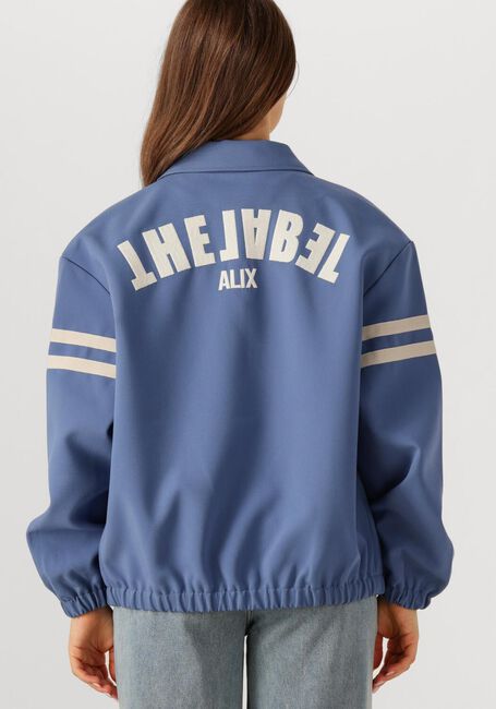 Lichtblauwe ALIX THE LABEL Jack LADIES WOVEN SPORT BOMBER - large