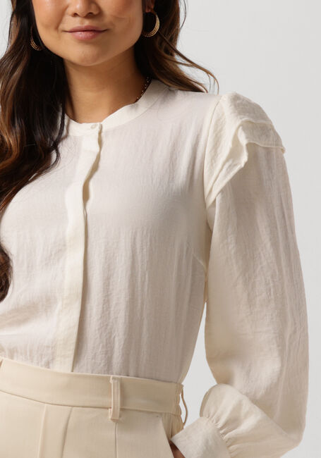 Witte OBJECT Blouses OBJSOPHIE L/S SHIRT - large