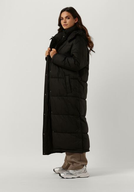 Zwarte NOTRE-V Gewatteerde jas PUFFER LONG - large