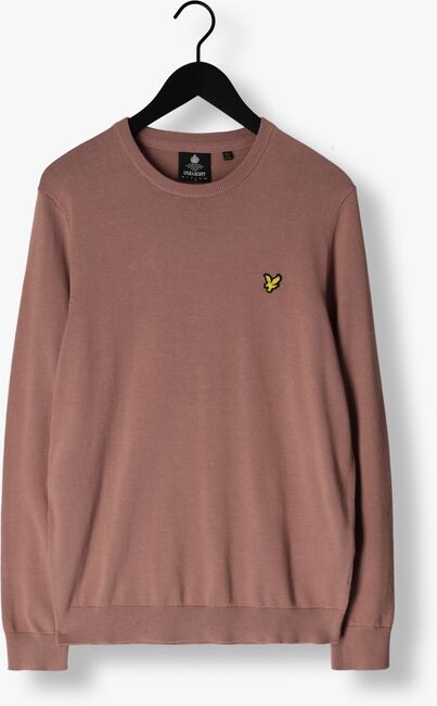 Roze LYLE & SCOTT T-shirt COTTON CREW NECK JUMPER - large