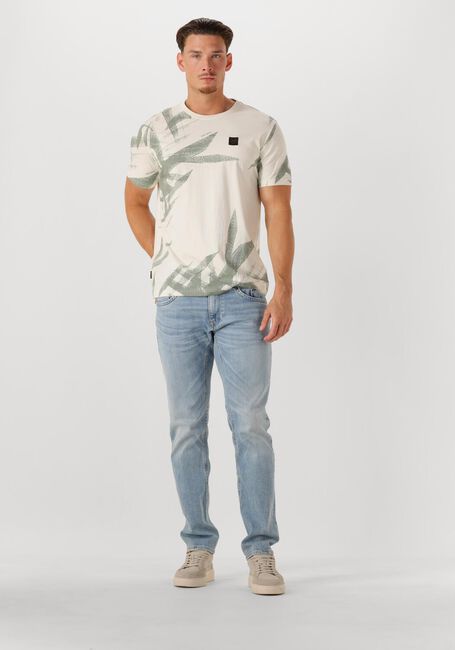 Groene PME LEGEND T-shirt SINGLE JERSEY PANEL PRINT - large
