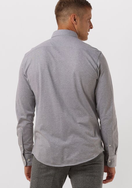 Beige SELECTED HOMME Casual overhemd SLHSLIMBOND-PIQUE KNIT-SHIRT LS B - large