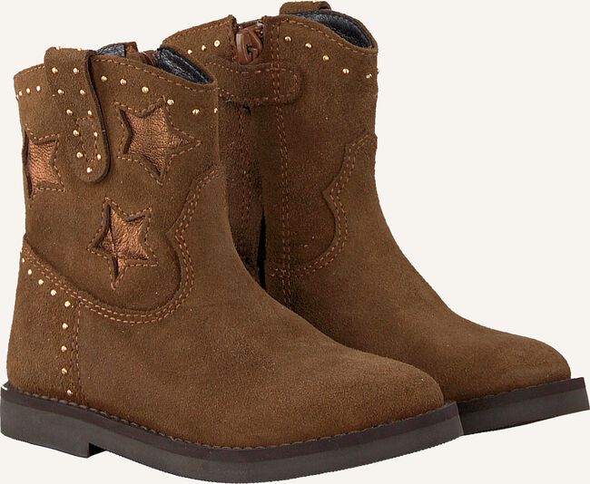 Cognac SHOESME Enkellaarsjes SILHOUET Cognac SHOESME Enkellaarsjes SILHOUET - large