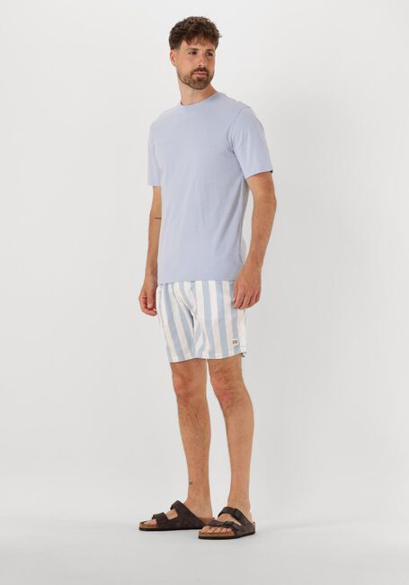 Lichtblauwe SCOTCH & SODA T-shirt SEASONAL CORE - REGULAR FIT LO - large