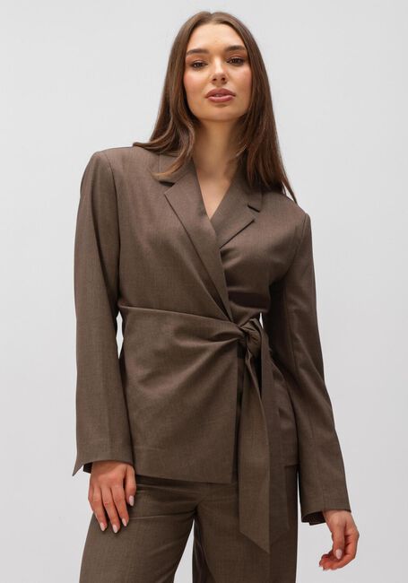 Bruine SECOND FEMALE Blazers DAKOTA WRAP BLAZER - large