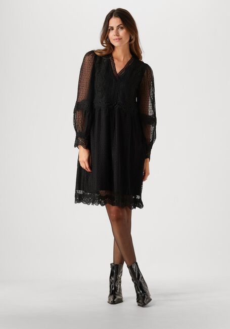 Zwarte Y.A.S. Mini jurk YASSOPHIRA LS DRESS - large