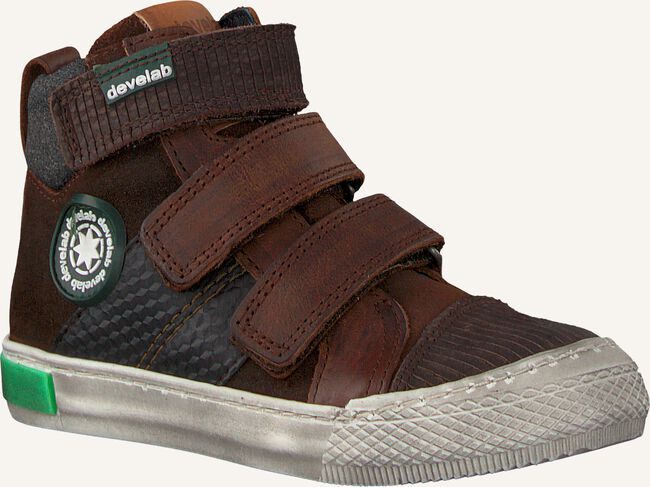 Bruine DEVELAB Hoge sneakers 41727 Bruine DEVELAB Hoge sneakers 41727 - large