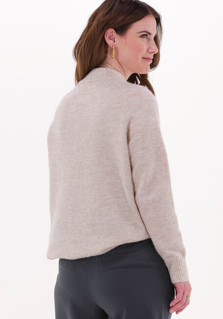 Beige SELECTED WOMEN Trui LULU LS KNIT HIGH NECK B - large