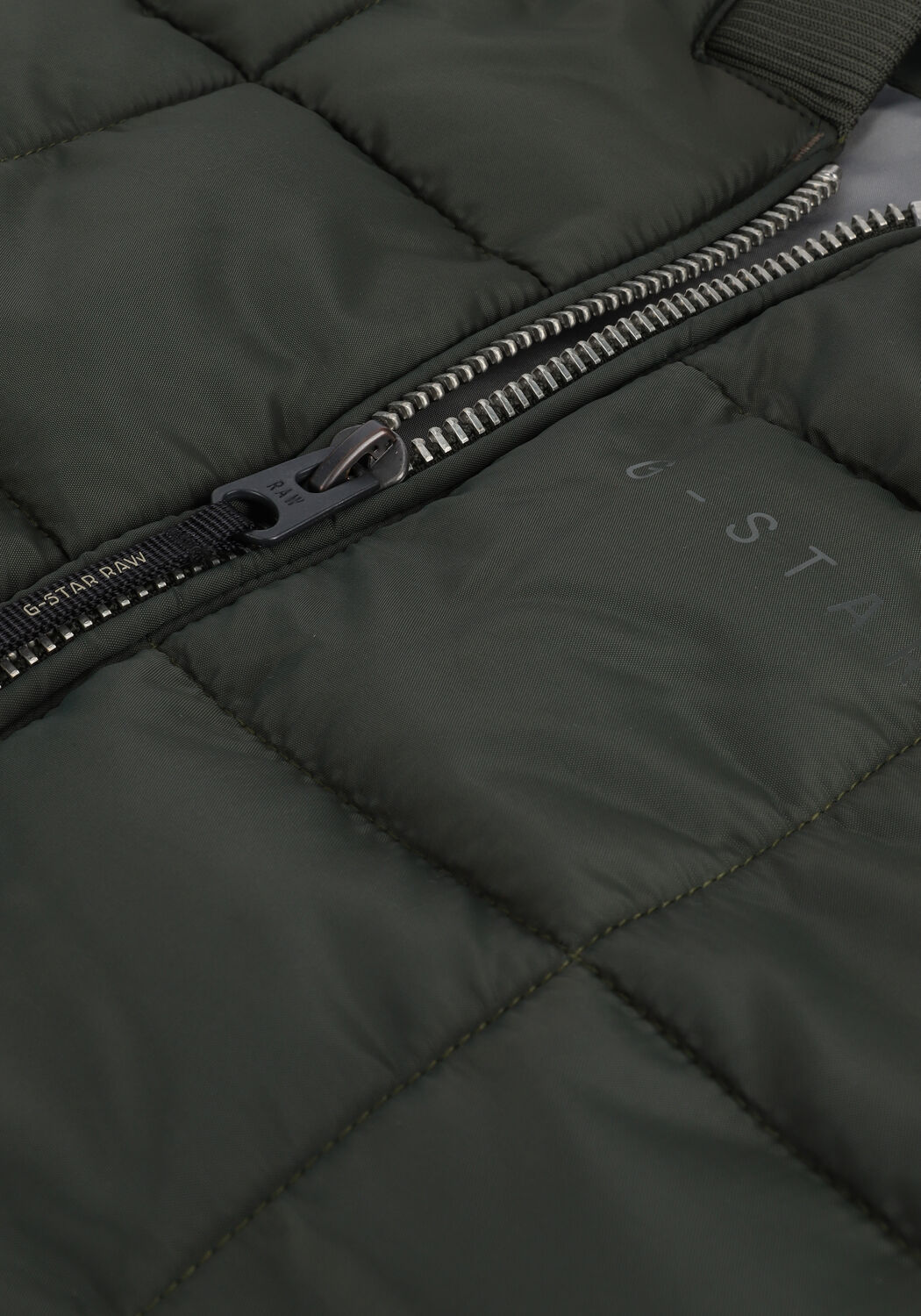 Groene G-STAR RAW Bodywarmer MEEFIC SQR QUILTED VEST - large