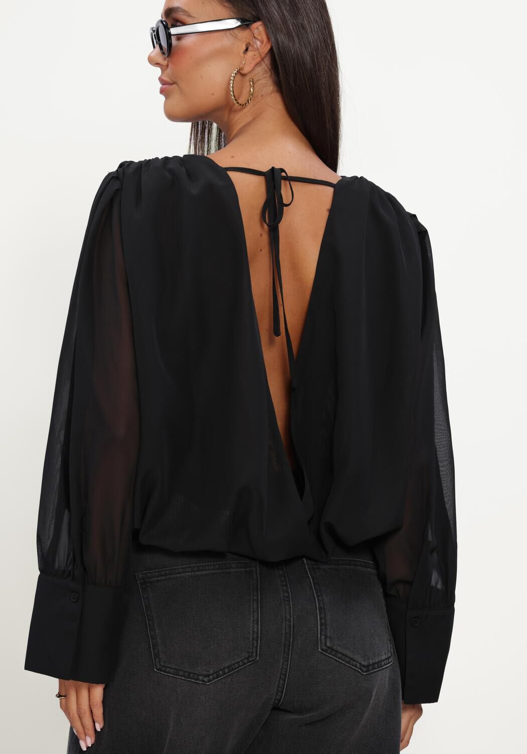 MY ESSENTIAL WARDROBE Dames Blouses Mwrasoli Blouse Zwart
