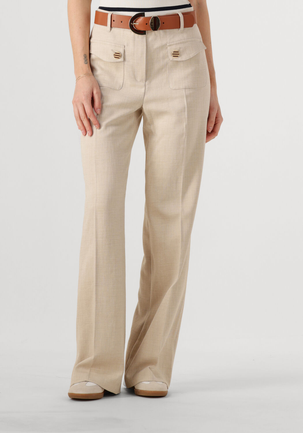 CAROLINE BISS Dames Broeken 1559 Beige
