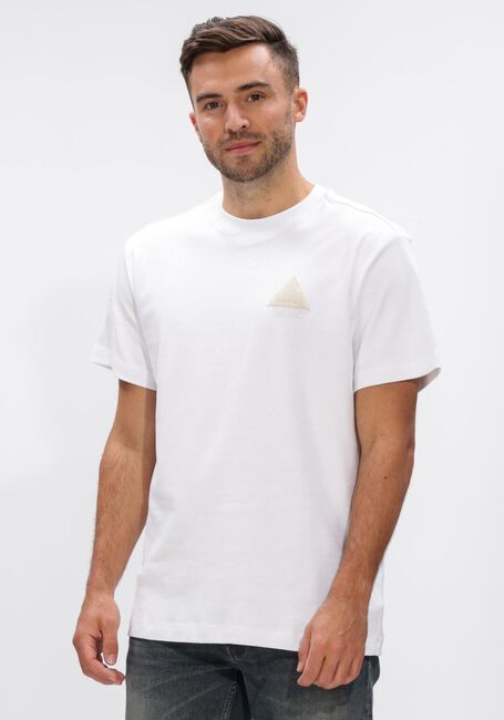 Witte G-STAR RAW T-shirt SMALL LOGO R T - large