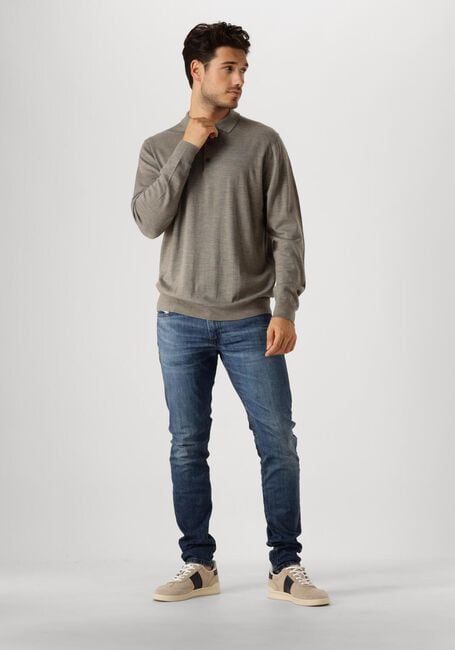Groene PROFUOMO Polo POLO LONG SLEEVE - large