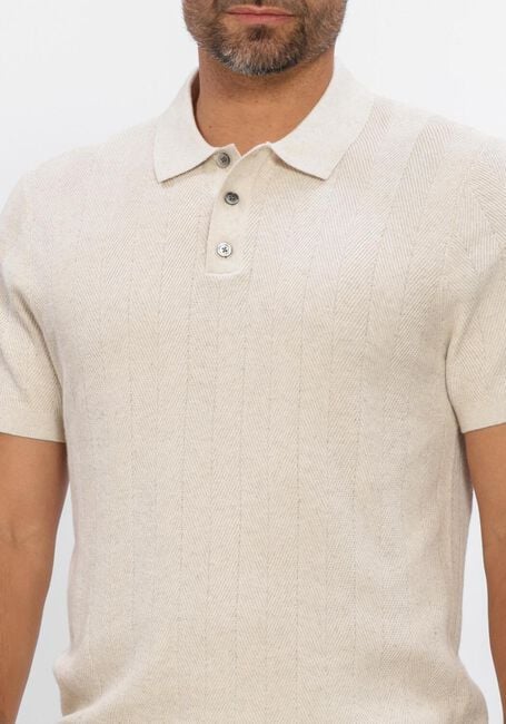Beige PROFUOMO Polo POLO SS COTTON LINEN - large