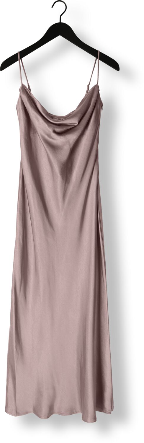 NOTRE-V Dames Jurken Satin Strap Dress Taupe