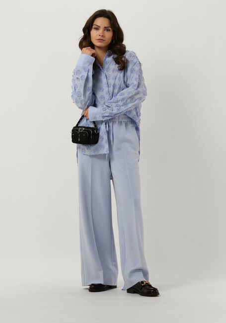 Lichtblauwe SECOND FEMALE Blouses TAORMINA NEW SHIRT - large