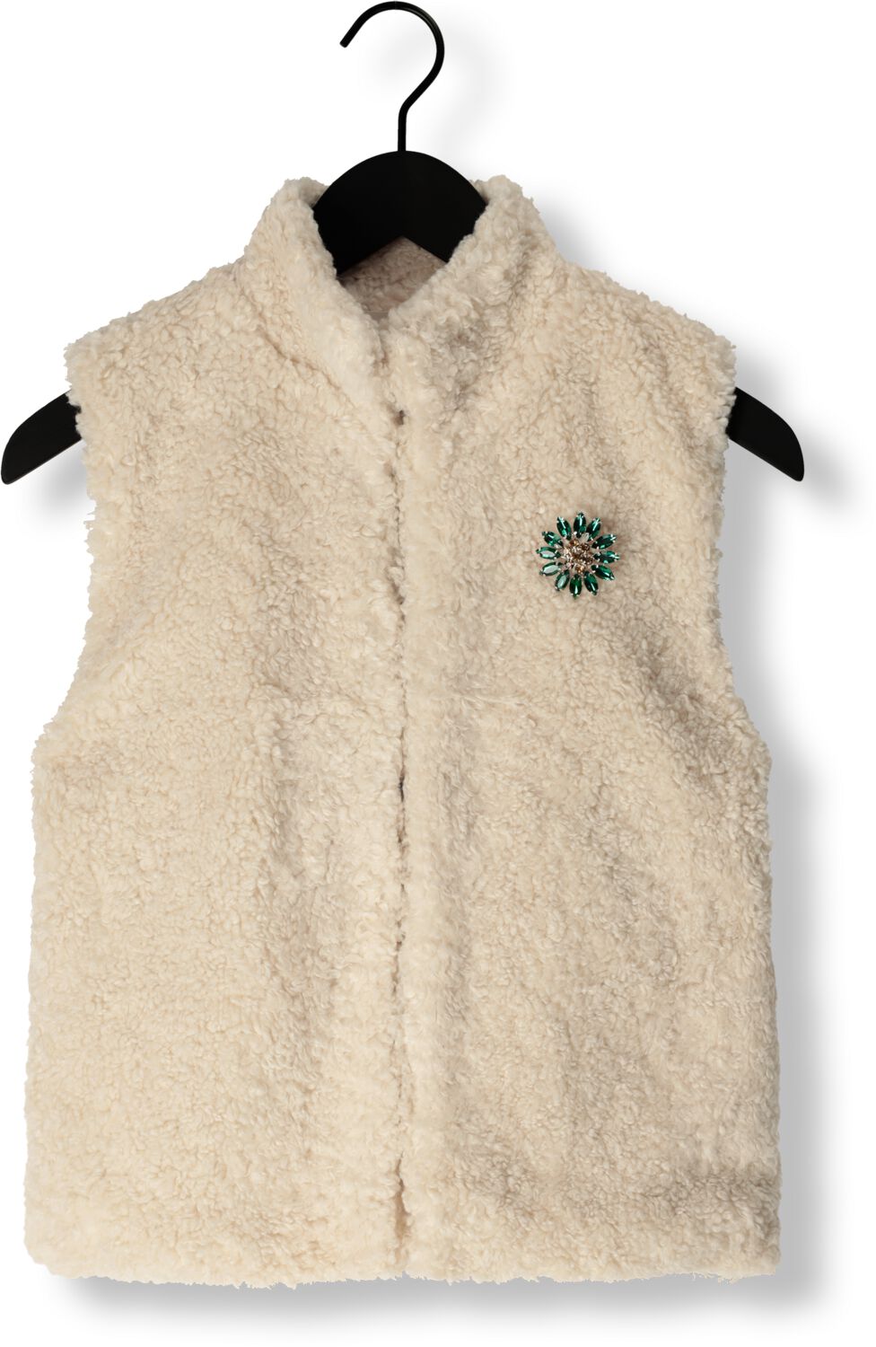 POM AMSTERDAM Dames Blazers Gilet Teddy Love Ecru