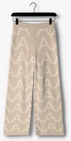 Zand ALIX THE LABEL Wijde broek LADIES KNITTED A JACQUARD PANTS
