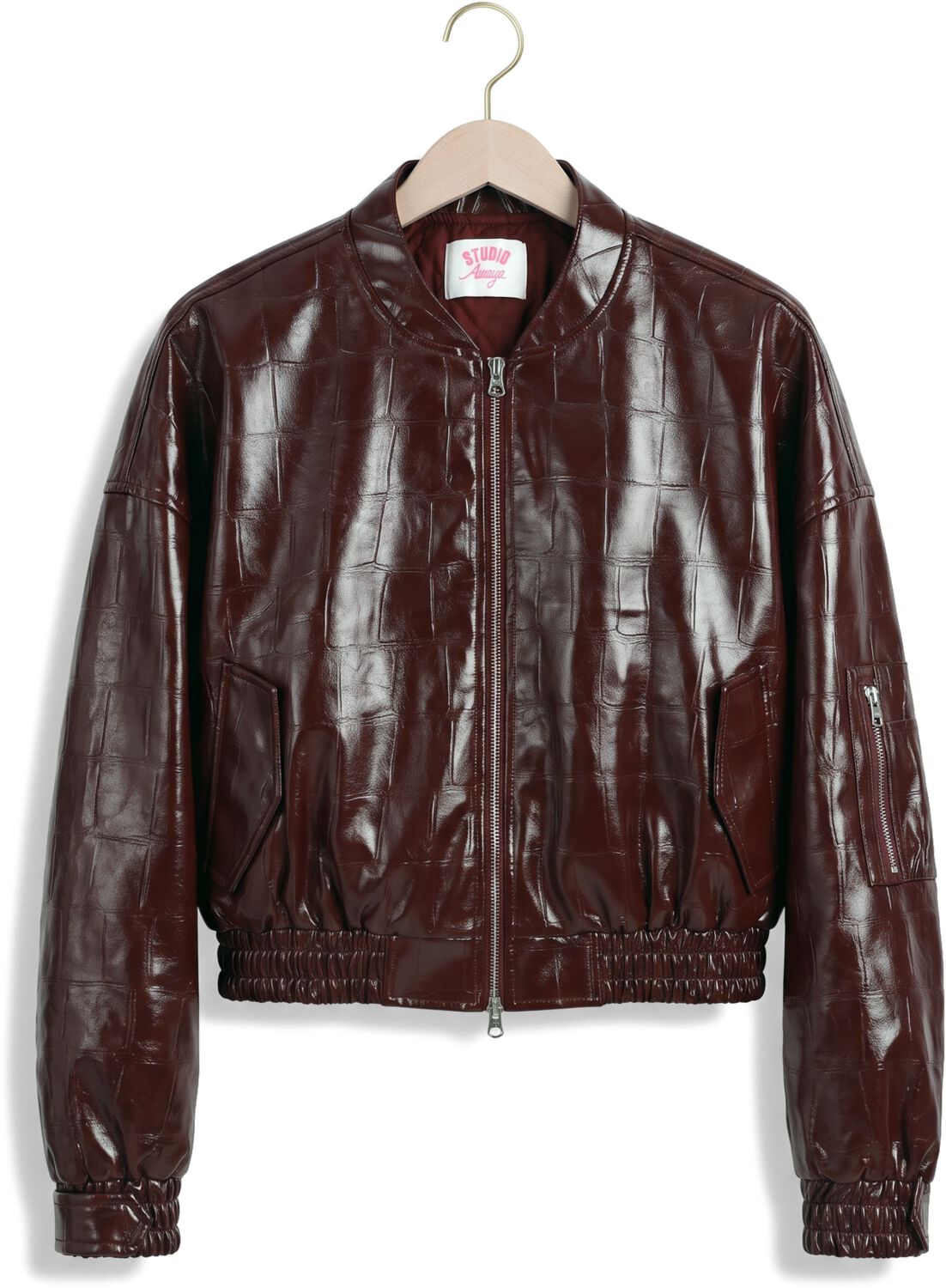 STUDIO AMAYA Dames Jassen Nox Jacket Bordeaux