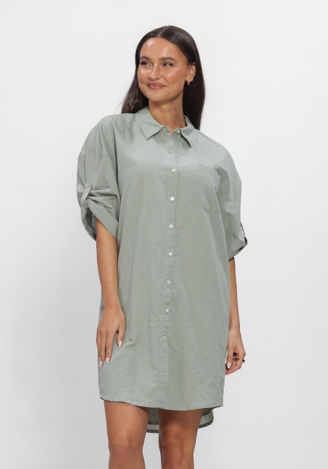 Groene NOTRE-V Jurken NV-HENLINE - large