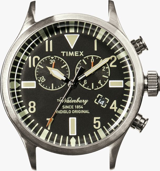 Zilveren TIMEX Horloge WATERBURY CHRONO - large