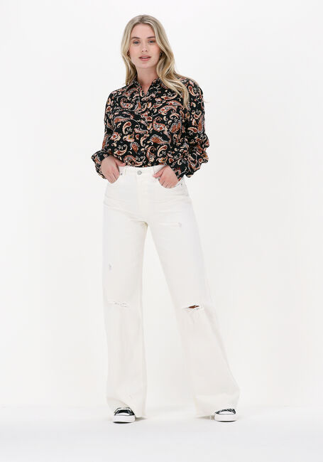 Zwarte COLOURFUL REBEL Blouses LEAN CR PAISLEY LOOSEFIT BLOUSE - large