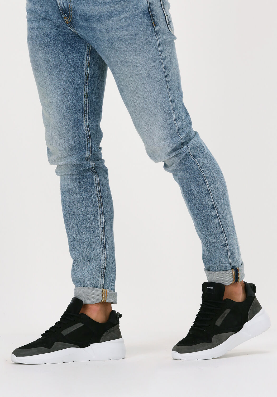 Zwarte NUBIKK Lage sneakers ROQUE ROAD WAVE - large