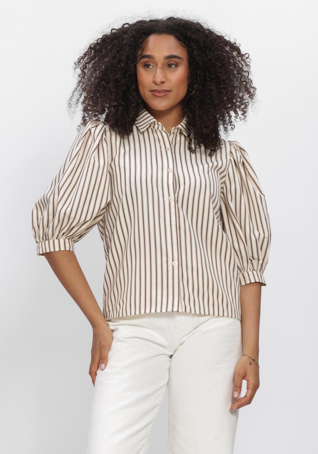 Bruine YDENCE Blouses BLOUSE BOBBIE - large