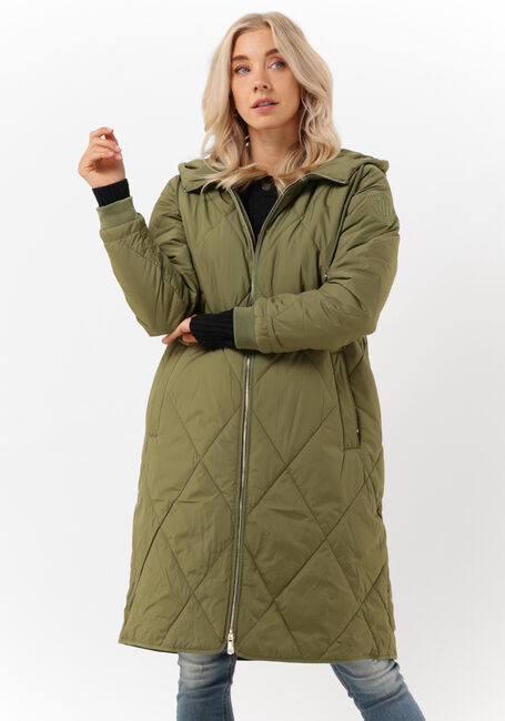 Groene TOMMY HILFIGER Gewatteerde jas SORONA QUILTED COAT - large