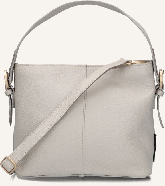 Lichtgrijze FRED DE LA BRETONIERE Handtas LINDI BUCKET BAG GRAIN LEATHER Lichtgrijze FRED DE LA BRETONIERE Handtas LINDI BUCKET BAG GRAIN LEATHER - large