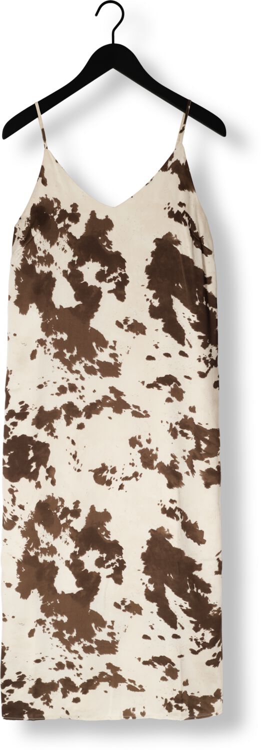 NEO NOIR Dames Jurken Kamran Cow Print Dress Bruin