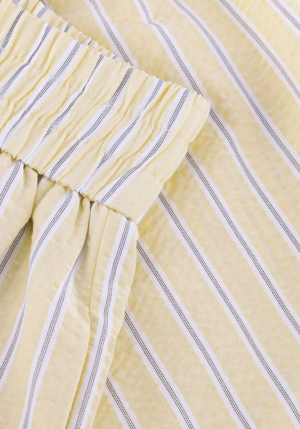 Butter yellow NOTRE-V Korte broek NV-HEINTINA SLIM STRIPE - large