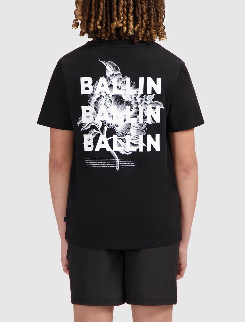 BALLIN Jongens Polo's & T-shirts 017131 Zwart