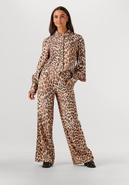 Bruine HARPER & YVE Wijde broek HOLLY-PA - large