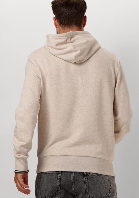 Gebroken wit FRED PERRY Truien/vesten TIPPED HOODED SWEATSHIRT - large