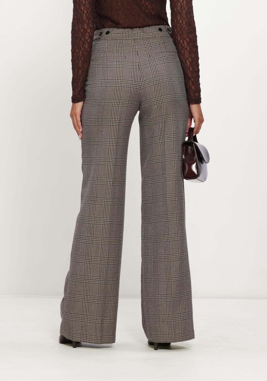 Bruine CO'COUTURE Broeken VEYACC NEW WIDE PANT - large