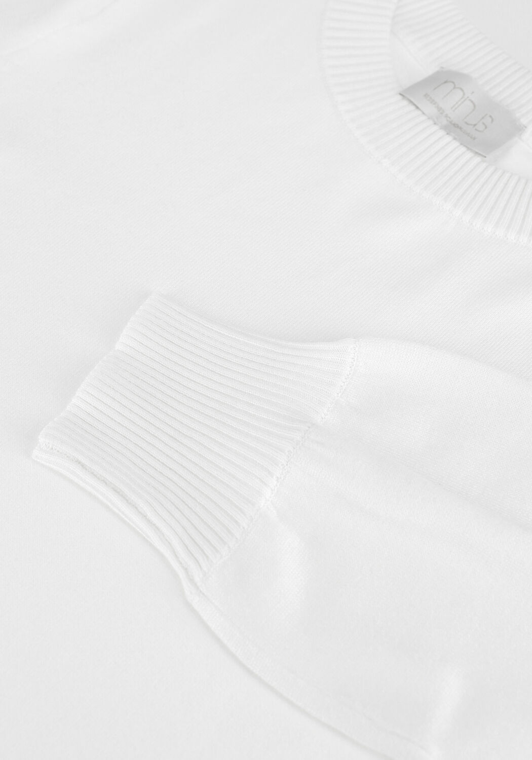 Gebroken wit MINUS Top MERSIN KNIT TEE - large